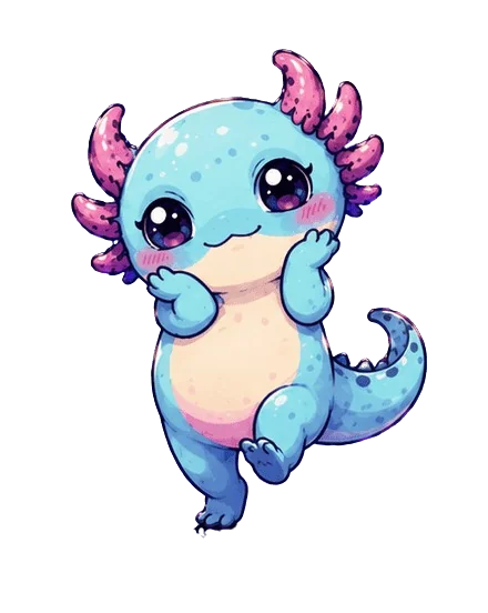 QuiddityML axolotl mascot