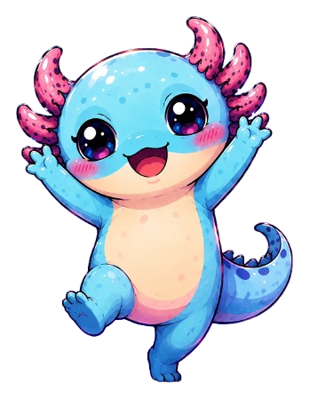 QuiddityML axolotl mascot
