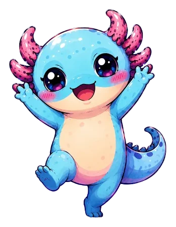 QuiddityML axolotl mascot